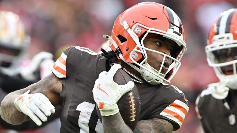 Quinshon Judkins #10 of the Cleveland Browns