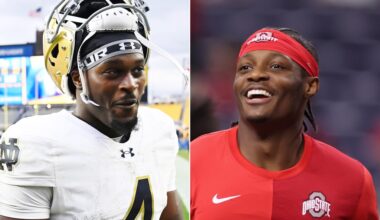 Would Notre Dame's Love or OSU's Tate help Giants more?