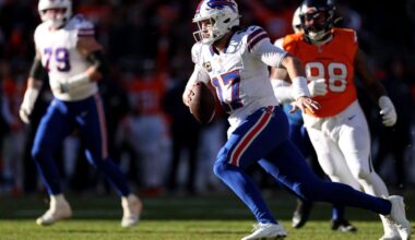 Buffalo Bills coach Joe Brady says his approach on QB Josh Allen’s running not changing