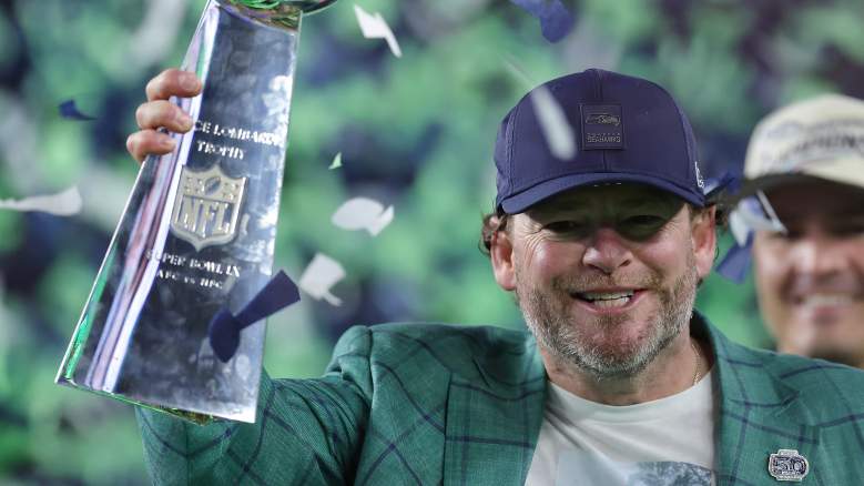 Seattle Seahawks general manager John Schneider after the Super Bowl.