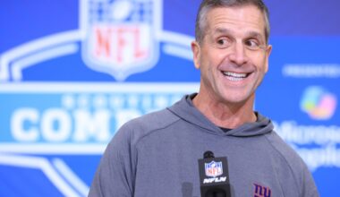 Giants' John Harbaugh wants 'relentless persistence,' dislikes Biden comparison