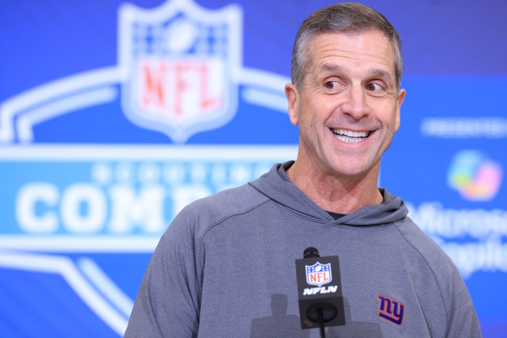Giants' John Harbaugh wants 'relentless persistence,' dislikes Biden comparison
