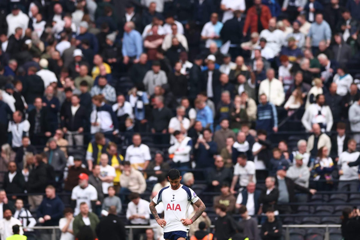 Tottenham’s fans did their bit. Then the football started – and everything went wrong
