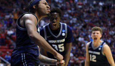 Utah State can’t match college basketball’s spending or keep a coach. It wins anyway