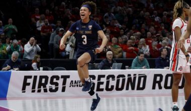 Women’s NCAA Tournament takeaways: Notre Dame, Virginia use upsets to punch Sweet 16 tickets