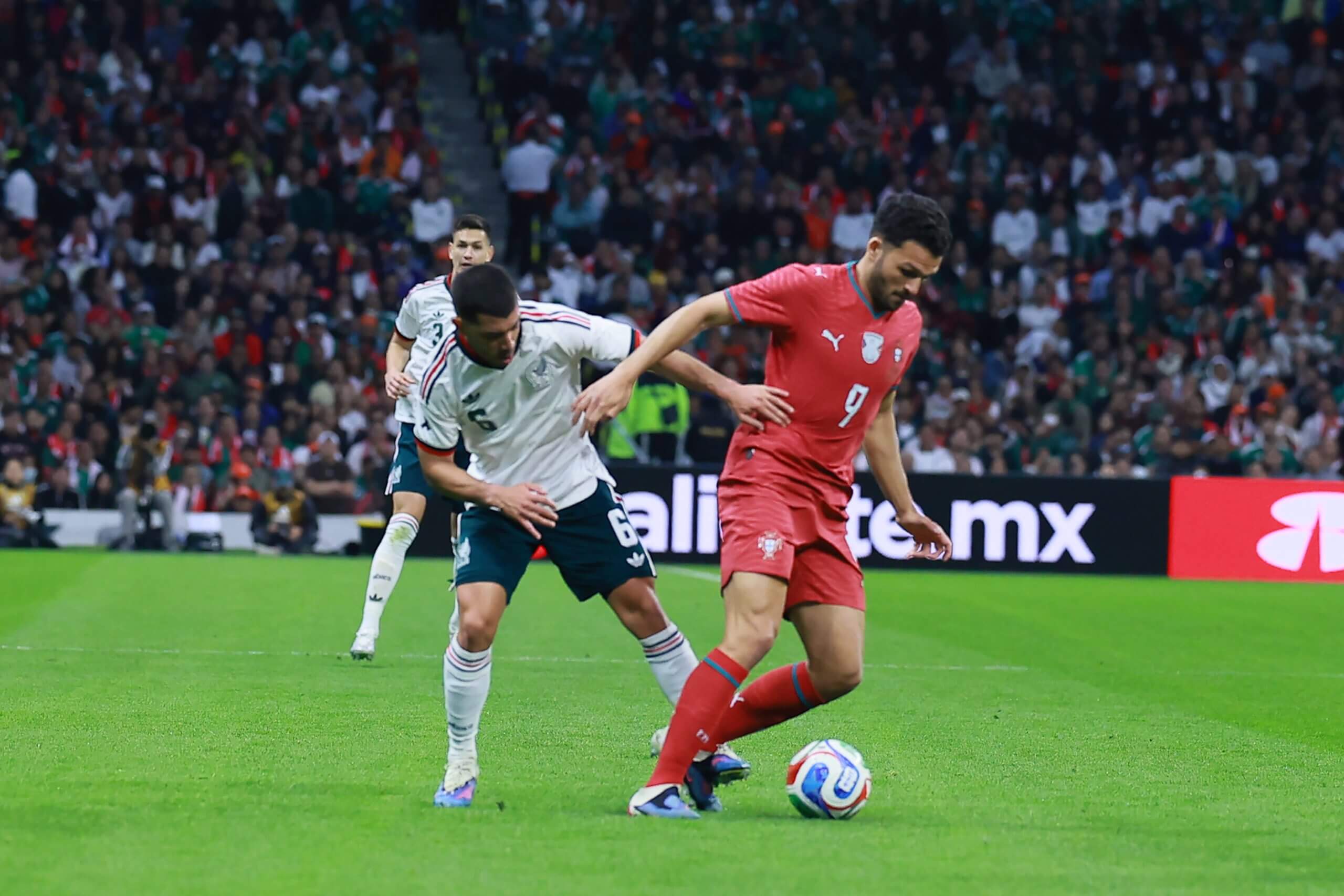 Portugal striker Goncalo Ramos vs. Mexico