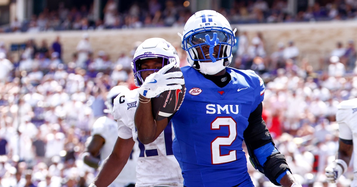 If Cowboys seek WR talent in the NFL draft, SMU’s Jordan Hudson could fit the bill