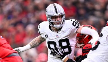 Maxx Crosby heading to Ravens, who send 2 first-round draft picks to Raiders, AP sources say