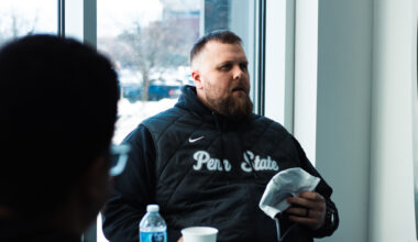 'Be The Hammer': Penn State Football Offensive Line Unit Operating With Confidence & Violence As Spring Ball Begins