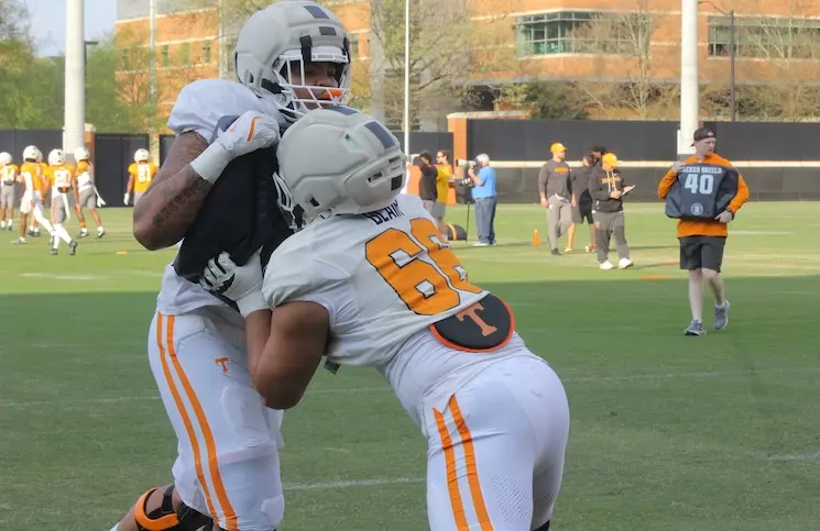 WATCH: Tennessee Football Goes Full Pads at Spring Practice