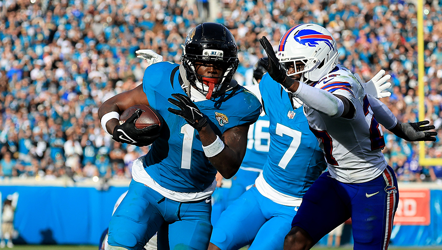 Seattle Seahawks free agency Travis Etienne...