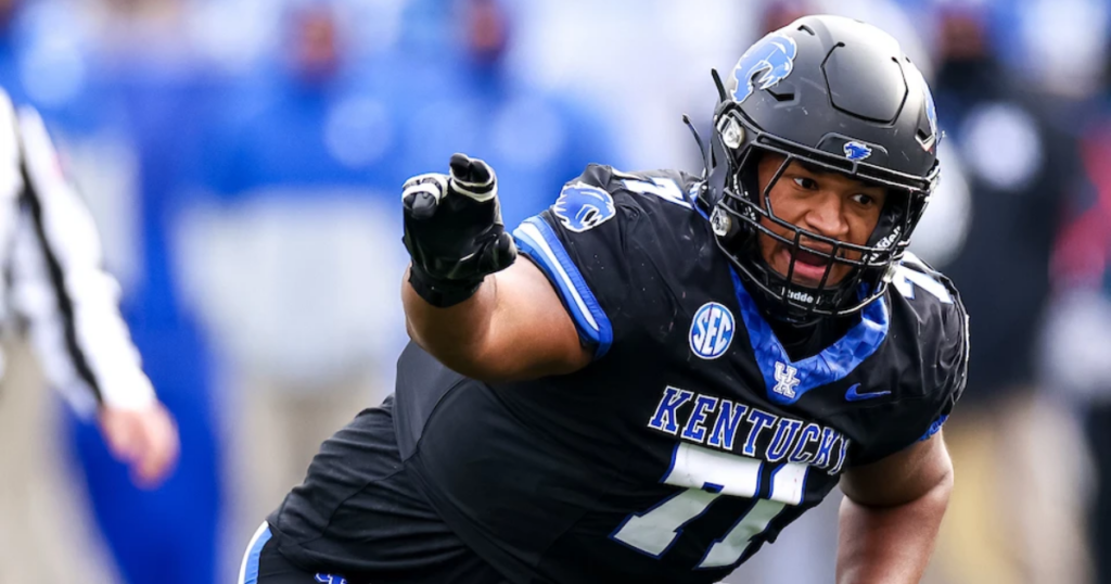 Kentucky OL Malachi Wood - Eddie Justice, UK Athletics