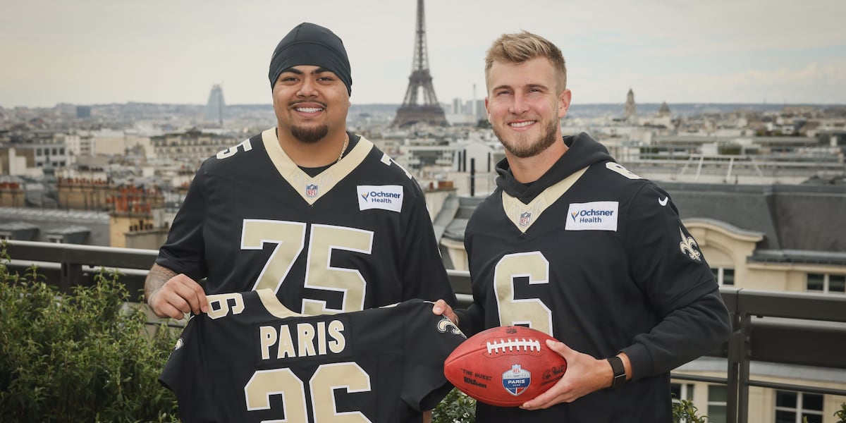 Saints fans at home and abroad excited for NFL match in Paris