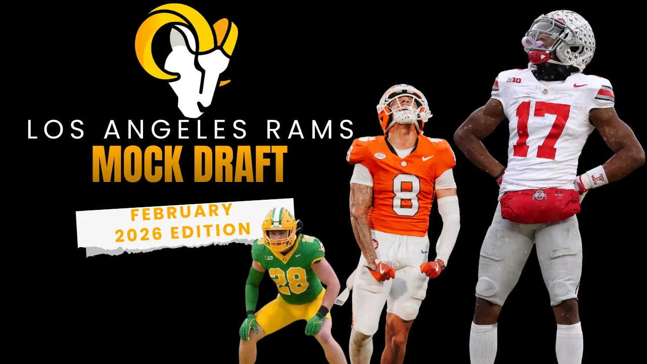 Los Angeles Rams 2026 7 Round NFL Mock Draft!