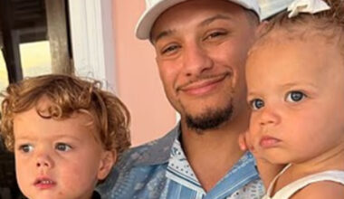 Patrick Mahomes enjoys family day out as wife Brittany pays heartfelt tribute to Kansas City Chiefs superstar