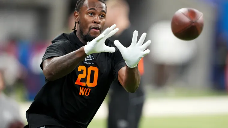 Patriots Predicted To Draft 2,479‑Yard WR Who'd Benefit Drake Maye image