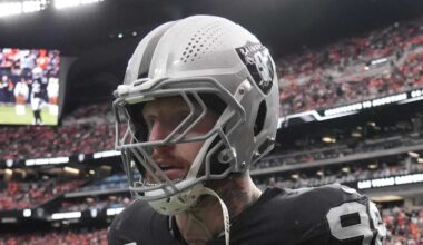 Las Vegas Raiders defensive end Maxx Crosby