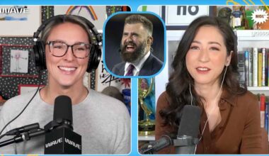 Jason Kelce 'great example' of men supporting women