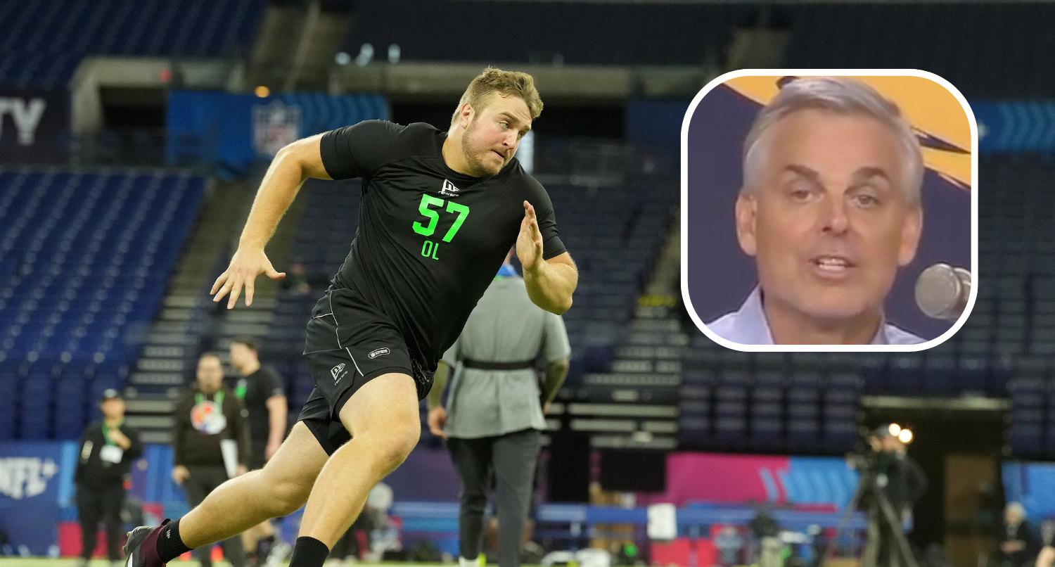 Colin Cowherd is out on the NFL Scouting Combine