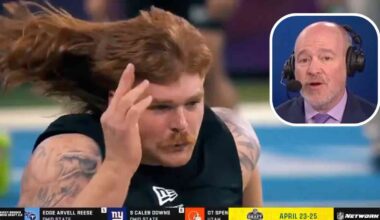 Rich Eisen couldn't get enough of Gennings Dunker's mullet