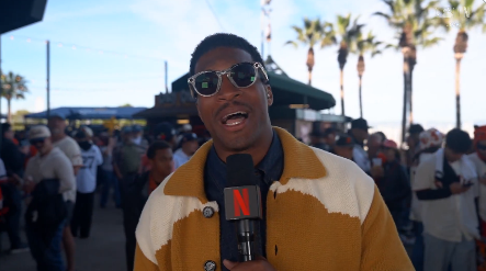 Jameis Winston made a joke about his history with crab legs during the MLB Opening Night broadcast on Netflix on Wednesday night.