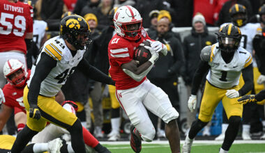 Seattle Seahawks NFL Draft Nebraska Emmett Johnson 2025 Iowa...