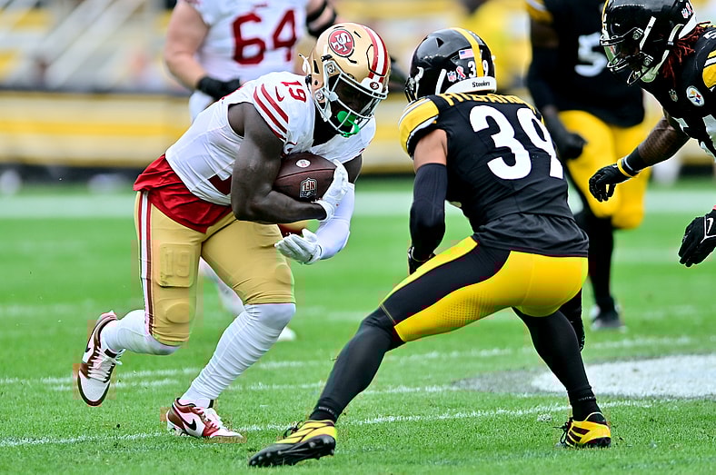 Steelers 49ers Deebo Samuel