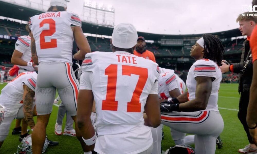 Ohio State WR Carnell Tate Knows Former Teammate Will Howard Going To 'Root For Me To Fall To Pittsburgh'