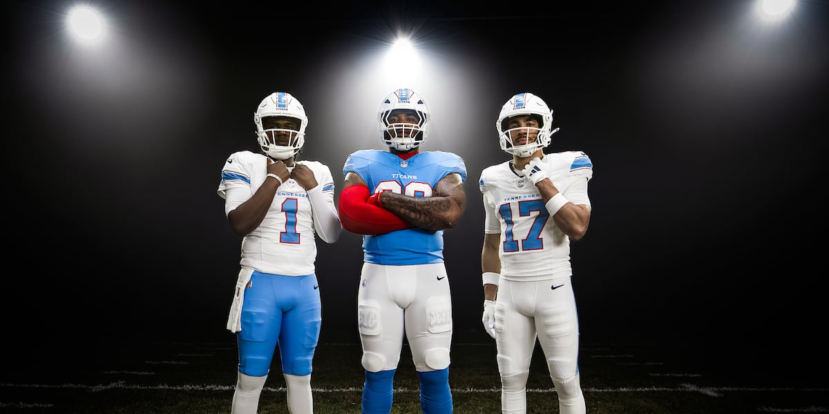 Tennessee Titans reveal new logos and uniforms