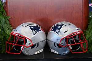 Patriots helmets