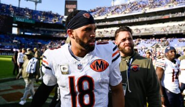 Caleb Williams had no words for Chicago Bears farewell message