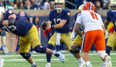 CJ Carr ready for bigger role in first spring as Notre Dame’s clear-cut starting QB