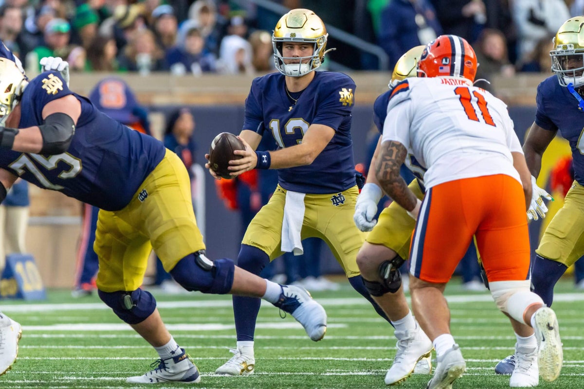 CJ Carr ready for bigger role in first spring as Notre Dame’s clear-cut starting QB