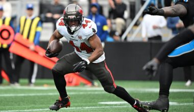 Bucs Decline To Tender RB Sean Tucker