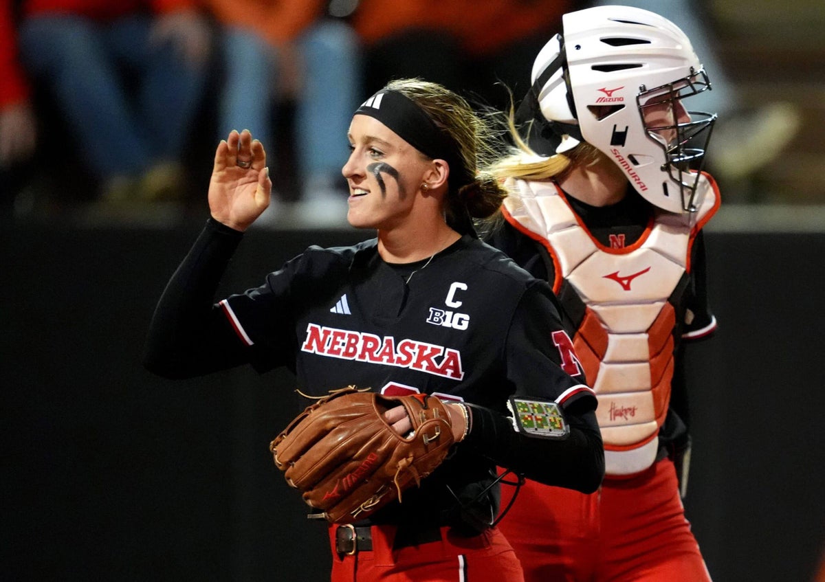 College softball power rankings: Nebraska trending up, Tennessee’s offense struggles