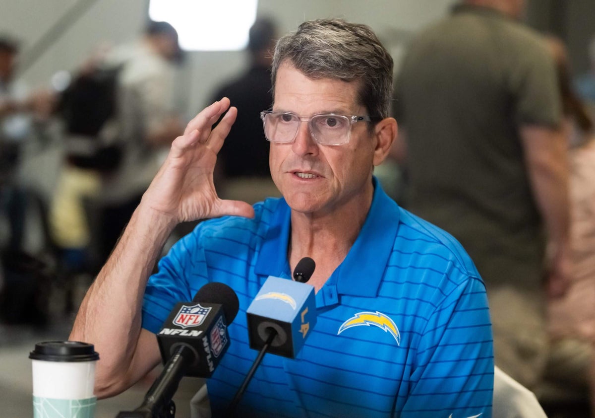 What we learned about the Chargers from Jim Harbaugh at the league meeting