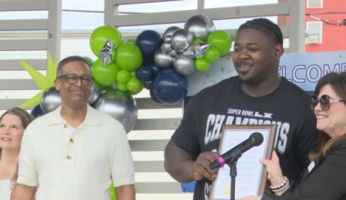 Goldsboro celebrates their Super Bowl champion