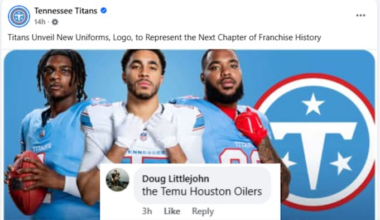 Tennessee Titans unveil new uniforms with closest resemblance to Houston yet