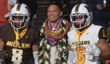 NFL quarterback Dillon Gabriel returns to Mililani to launch football event