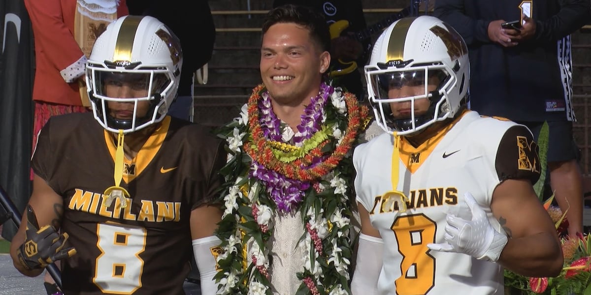 NFL quarterback Dillon Gabriel returns to Mililani to launch football event