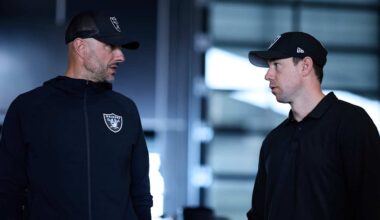 What positions does Pro Football Focus say the Raiders must target in the 2026 Draft?