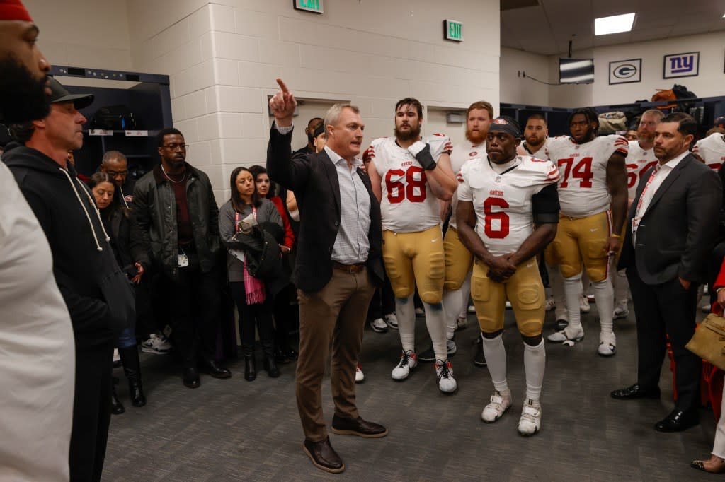 John Lynch also said Sunday the Niners are making significant upgrades to their training facilities. Getty Images