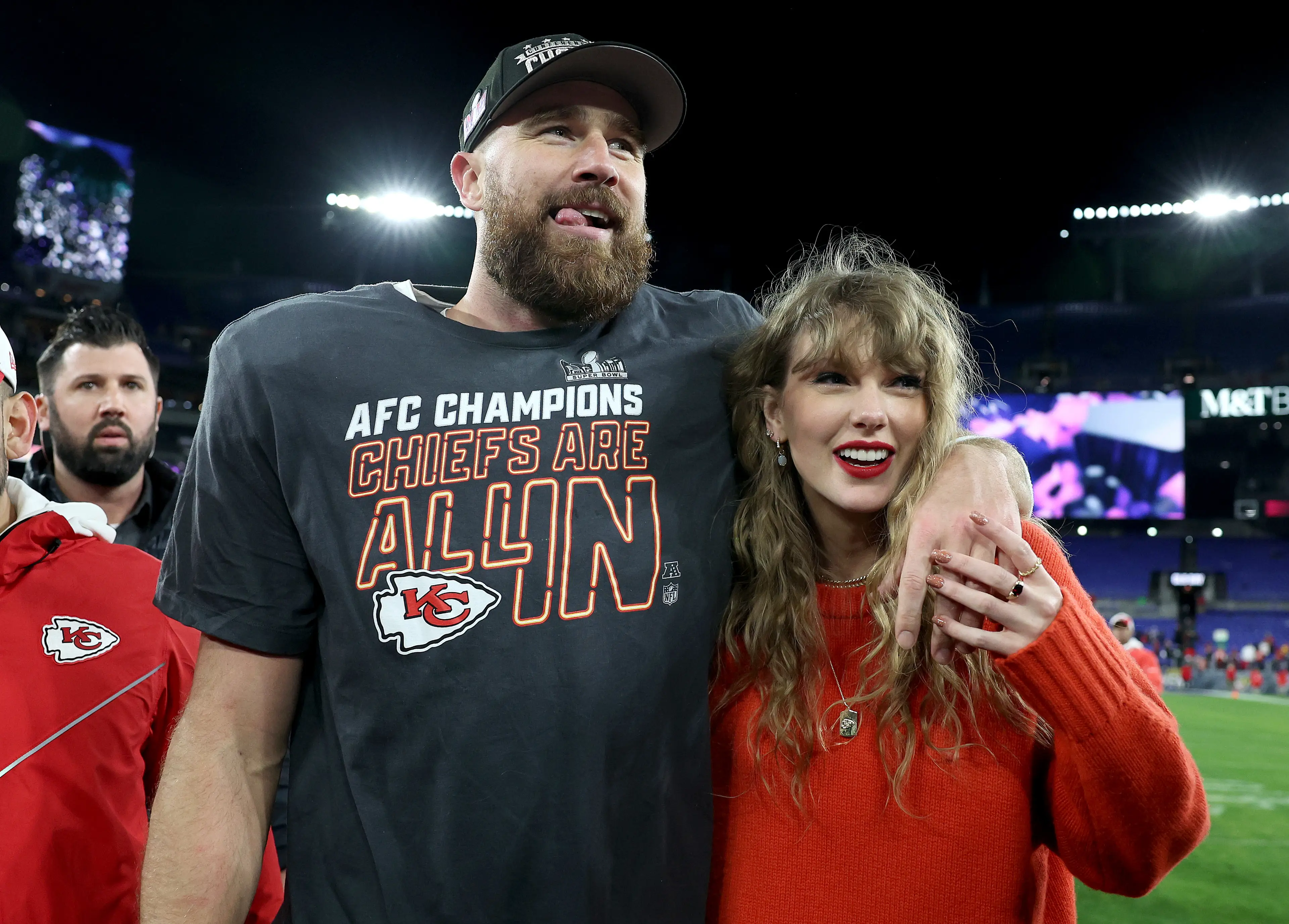 Fans can't believe the job that Travis Kelce had before becoming a star of the NFL (Patrick Smith/Getty Images)