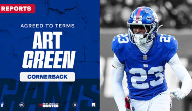 Giants agree to terms with CB Art Green, pending physical