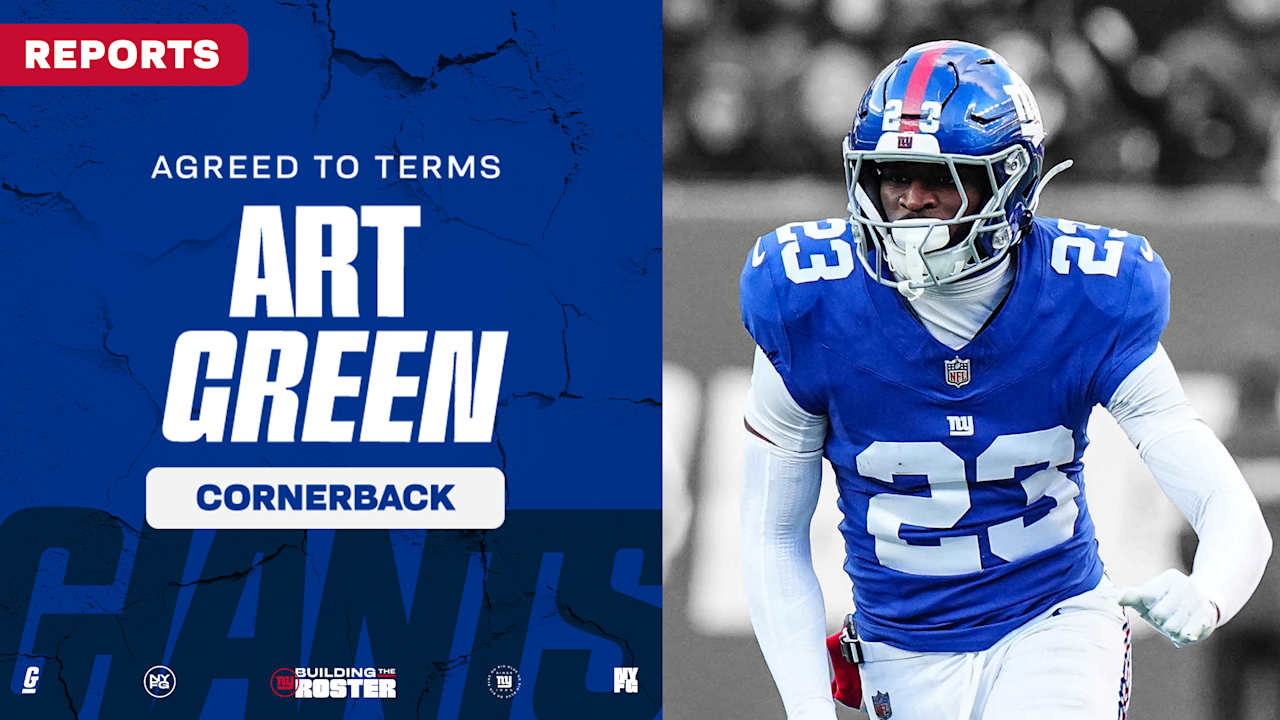 Giants agree to terms with CB Art Green, pending physical