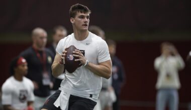 Ty Simpson Holding Workout with New York Jets