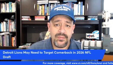 Detroit Lions May Need to Target Cornerback in 2026 NFL Draft