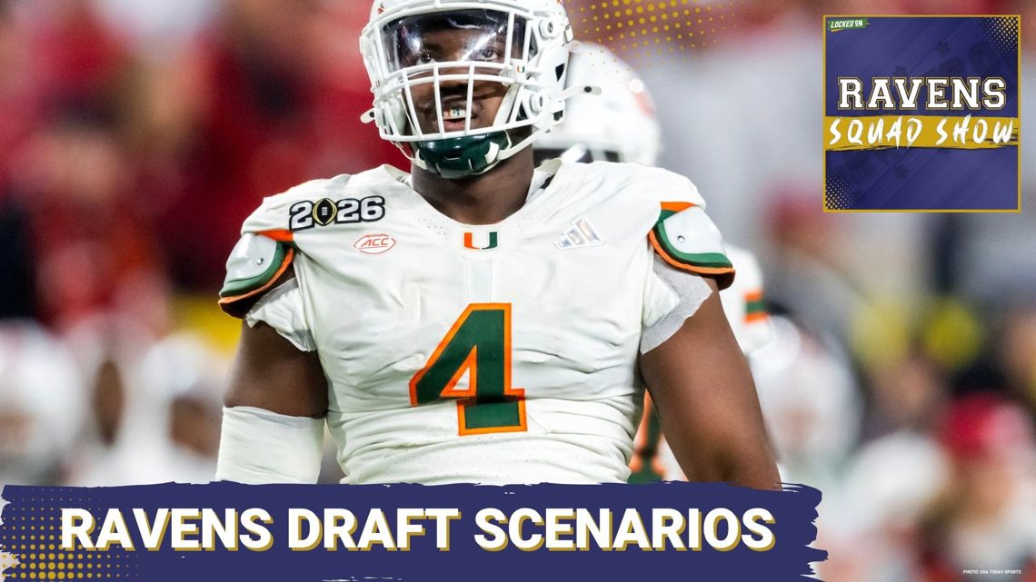 RAVENS SQUAD SHOW: BEST and WORST case Draft Scenarios for Baltimore Ravens