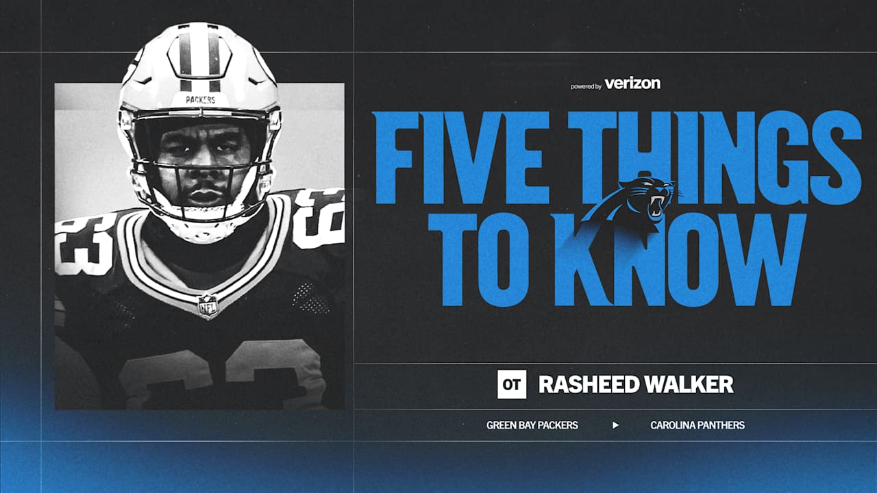 5 things to know about tackle Rasheed Walker 