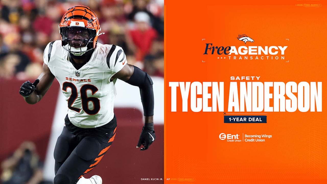 Broncos sign unrestricted free agent S Tycen Anderson